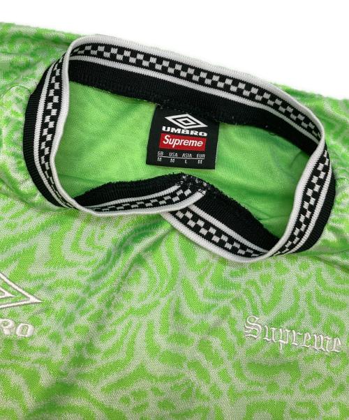 SUPREME（シュプリーム）SUPREME (シュプリーム) UMBRO (アンブロ) Jacquard Soccer Jersey グリーン サイズ:Lの古着・服飾アイテム