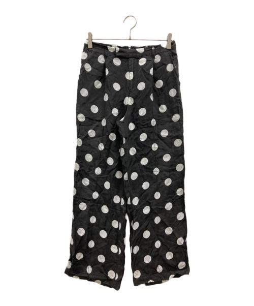 tricot COMME des GARCONS（トリココムデギャルソン）tricot COMME des GARCONS (トリココムデギャルソン) ドットパンツ ブラック×ホワイト サイズ:Mの古着・服飾アイテム