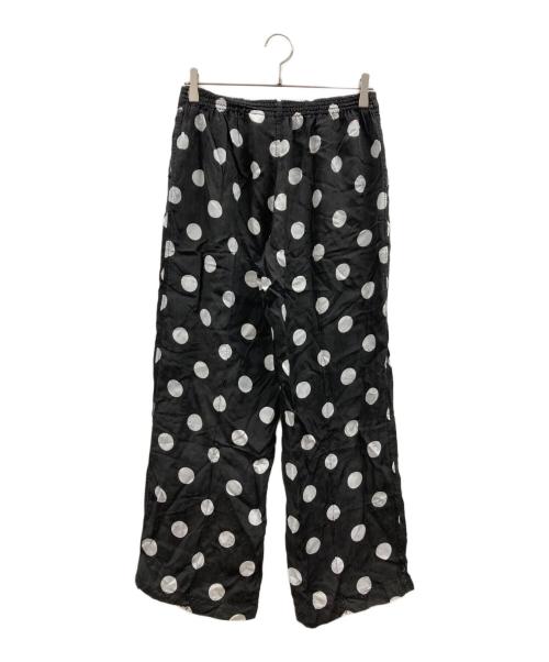 tricot COMME des GARCONS（トリココムデギャルソン）tricot COMME des GARCONS (トリココムデギャルソン) ドットパンツ ブラック×ホワイト サイズ:Mの古着・服飾アイテム