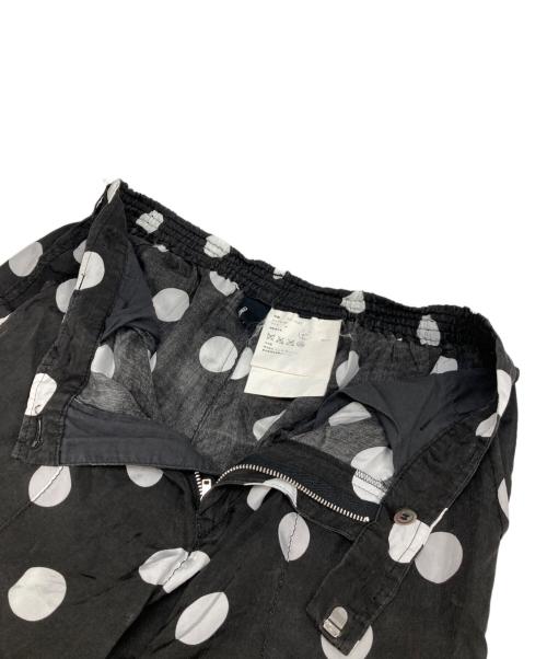 tricot COMME des GARCONS（トリココムデギャルソン）tricot COMME des GARCONS (トリココムデギャルソン) ドットパンツ ブラック×ホワイト サイズ:Mの古着・服飾アイテム