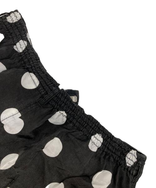 tricot COMME des GARCONS（トリココムデギャルソン）tricot COMME des GARCONS (トリココムデギャルソン) ドットパンツ ブラック×ホワイト サイズ:Mの古着・服飾アイテム