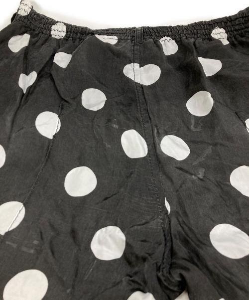 tricot COMME des GARCONS（トリココムデギャルソン）tricot COMME des GARCONS (トリココムデギャルソン) ドットパンツ ブラック×ホワイト サイズ:Mの古着・服飾アイテム