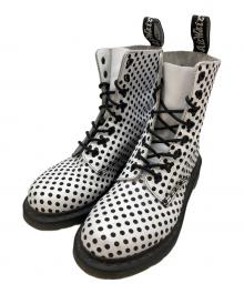 Dr.Martens（ドクターマーチン）の古着「ドット8ホールブーツ」｜ホワイト