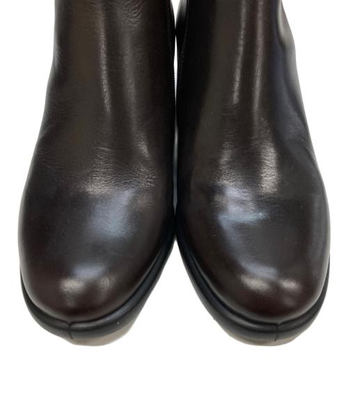 ECCO（エコー）ECCO (エコー) スカルプテッド エルエックス ブーツ ブラウン サイズ:24.5の古着・服飾アイテム