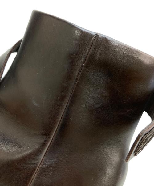 ECCO（エコー）ECCO (エコー) スカルプテッド エルエックス ブーツ ブラウン サイズ:24.5の古着・服飾アイテム