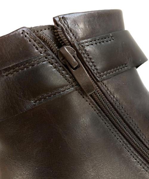 ECCO（エコー）ECCO (エコー) スカルプテッド エルエックス ブーツ ブラウン サイズ:24.5の古着・服飾アイテム