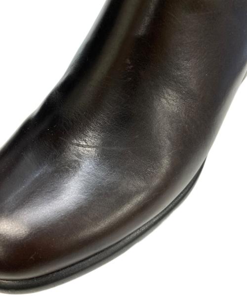 ECCO（エコー）ECCO (エコー) スカルプテッド エルエックス ブーツ ブラウン サイズ:24.5の古着・服飾アイテム