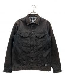 stussy（ステューシー）の古着「裏地チェックジャケット」｜グレー
