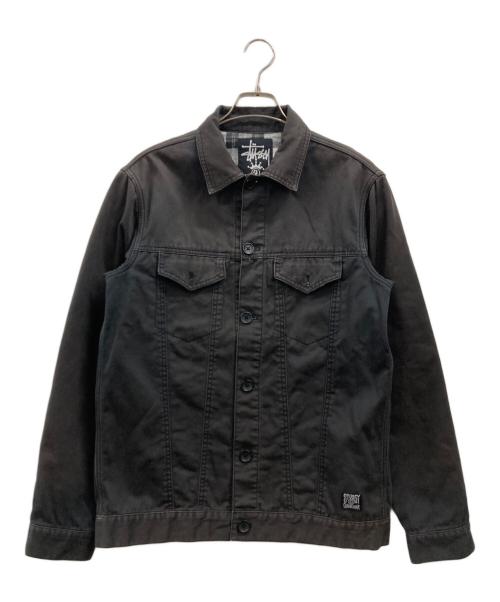 stussy（ステューシー）stussy (ステューシー) 裏地チェックジャケット グレー サイズ:Mの古着・服飾アイテム