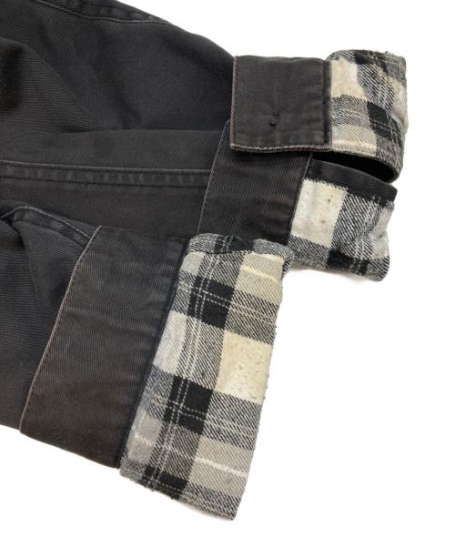 stussy（ステューシー）stussy (ステューシー) 裏地チェックジャケット グレー サイズ:Mの古着・服飾アイテム