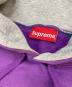 中古・古着 SUPREME (シュプリーム) Paneled Hooded Sweatshirt パープル×グリーン サイズ:L：8000円