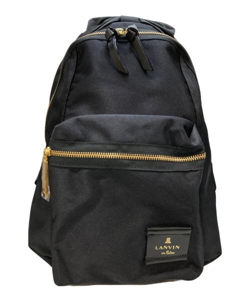 LANVIN en Bleu（ランバンオンブルー）LANVIN en Bleu (ランバンオンブルー) トロカデロ リボンリュックサック ブラックの古着・服飾アイテム