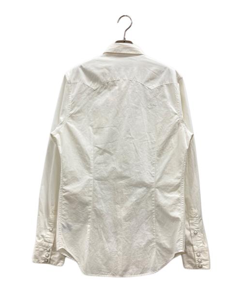 RRL（ダブルアールエル）RRL (ダブルアールエル) WESTERN SHIRT ホワイト サイズ:Mの古着・服飾アイテム