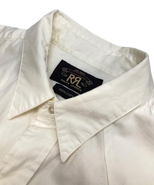 RRL（ダブルアールエル）RRL (ダブルアールエル) WESTERN SHIRT ホワイト サイズ:Mの古着・服飾アイテム