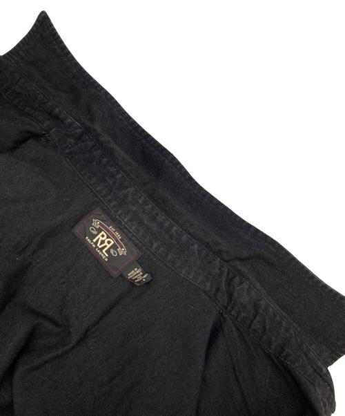 RRL（ダブルアールエル）RRL (ダブルアールエル) BLACK DENIM WESTERN SHIRT ブラック サイズ:Mの古着・服飾アイテム
