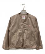 DANTONダントン）の古着「SHIRT CARDIGAN」｜ベージュ