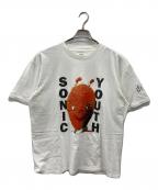 insonniaインソニア）の古着「SONIC YOUTH MK ALIEN TEE」｜オレンジ×ホワイト