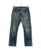 LEVI'Sリーバイス）の古着「ウォッシュドヴィンテージデニムパンツ」｜インディゴ