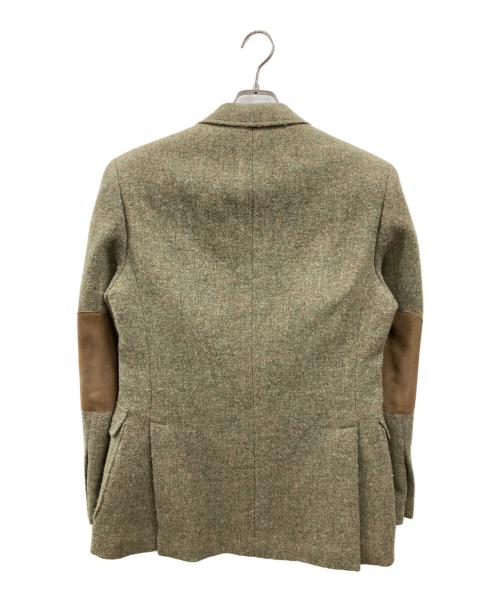 RRL（ダブルアールエル）RRL (ダブルアールエル) Harris Tweed (ハリスツイード) 3Bツイードジャケット グリーン サイズ:38-Rの古着・服飾アイテム