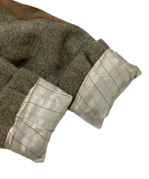 RRL（ダブルアールエル）RRL (ダブルアールエル) Harris Tweed (ハリスツイード) 3Bツイードジャケット グリーン サイズ:38-Rの古着・服飾アイテム