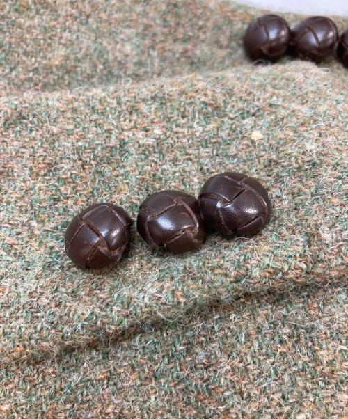 RRL（ダブルアールエル）RRL (ダブルアールエル) Harris Tweed (ハリスツイード) 3Bツイードジャケット グリーン サイズ:38-Rの古着・服飾アイテム