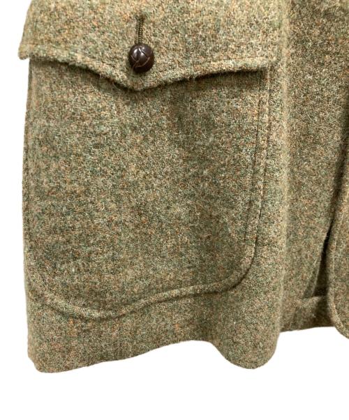 RRL（ダブルアールエル）RRL (ダブルアールエル) Harris Tweed (ハリスツイード) 3Bツイードジャケット グリーン サイズ:38-Rの古着・服飾アイテム