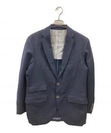 HACKETT（ハケット）の古着「カシミヤシルク混2Bジャケット」｜ネイビー