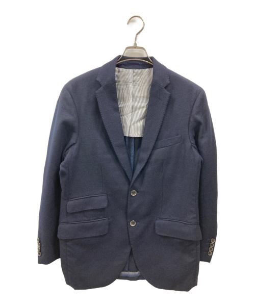 HACKETT（ハケット）HACKETT (ハケット) カシミヤシルク混2Bジャケット ネイビー サイズ:40Rの古着・服飾アイテム