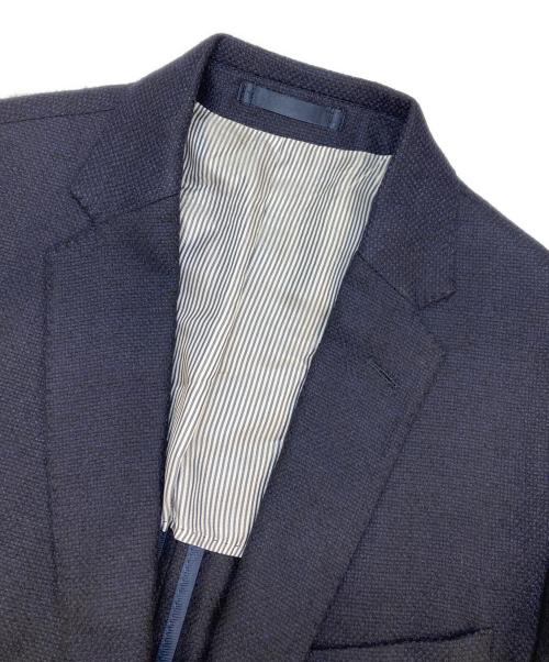 HACKETT（ハケット）HACKETT (ハケット) カシミヤシルク混2Bジャケット ネイビー サイズ:40Rの古着・服飾アイテム