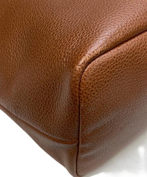 LONGCHAMP（ロンシャン）LONGCHAMP (ロンシャン) プリアージュ オールレザー トートバッグ ブラウンの古着・服飾アイテム