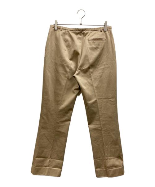 HERMES（エルメス）HERMES (エルメス) コットンセンタープレスパンツ ベージュ サイズ:40の古着・服飾アイテム