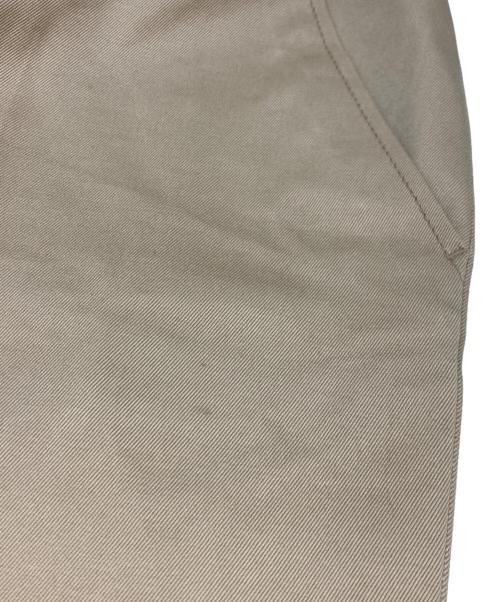 HERMES（エルメス）HERMES (エルメス) コットンセンタープレスパンツ ベージュ サイズ:40の古着・服飾アイテム
