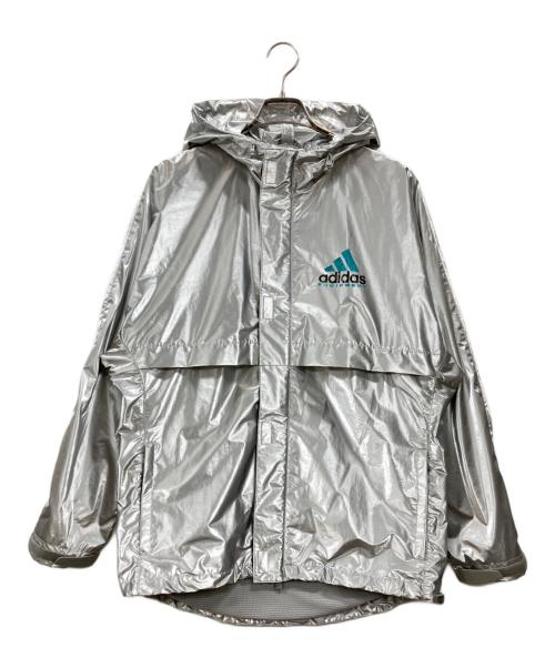 adidas（アディダス）adidas (アディダス) エキップメント メタリック ウインドブレーカー シルバー サイズ:Mの古着・服飾アイテム