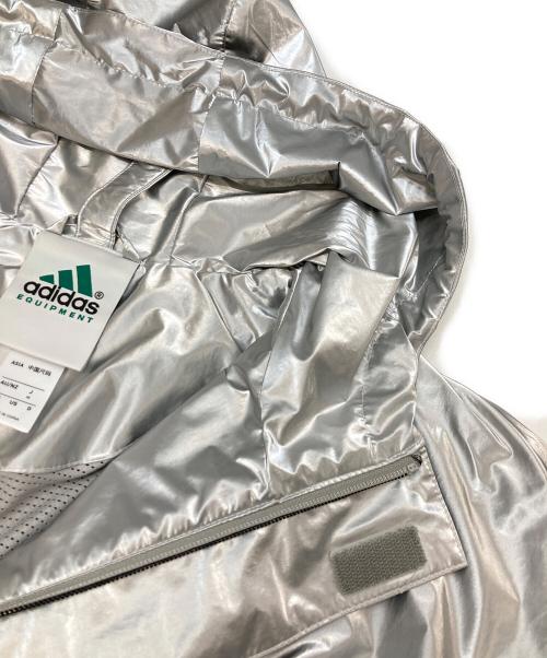 adidas（アディダス）adidas (アディダス) エキップメント メタリック ウインドブレーカー シルバー サイズ:Mの古着・服飾アイテム