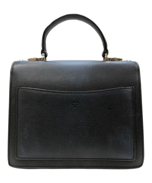 MCM（エムシーエム）MCM (エムシーエム) スタッズパトリシアサッチェルバッグ ブラックの古着・服飾アイテム