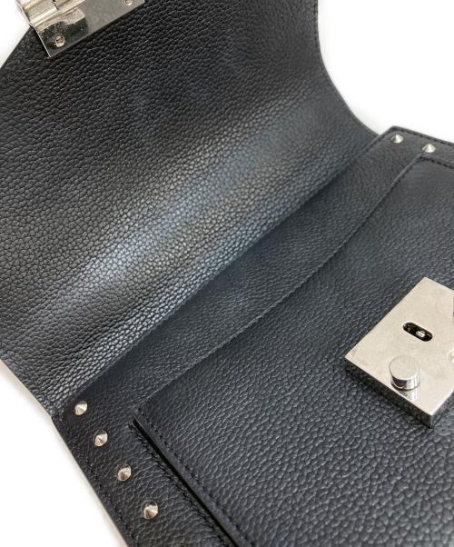 MCM（エムシーエム）MCM (エムシーエム) スタッズパトリシアサッチェルバッグ ブラックの古着・服飾アイテム