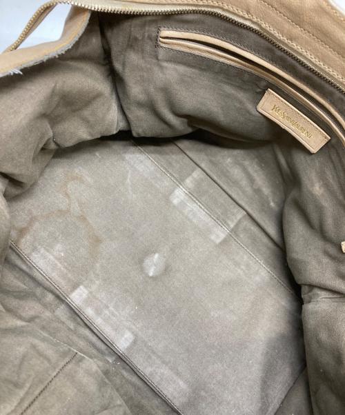 Yves Saint Laurent（イヴサンローラン）Yves Saint Laurent (イヴサンローラン) バッグ ベージュの古着・服飾アイテム