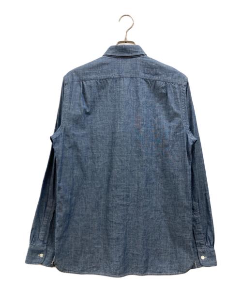 RRL（ダブルアールエル）RRL (ダブルアールエル) シャンブレーシャツ ブルー サイズ:Mの古着・服飾アイテム
