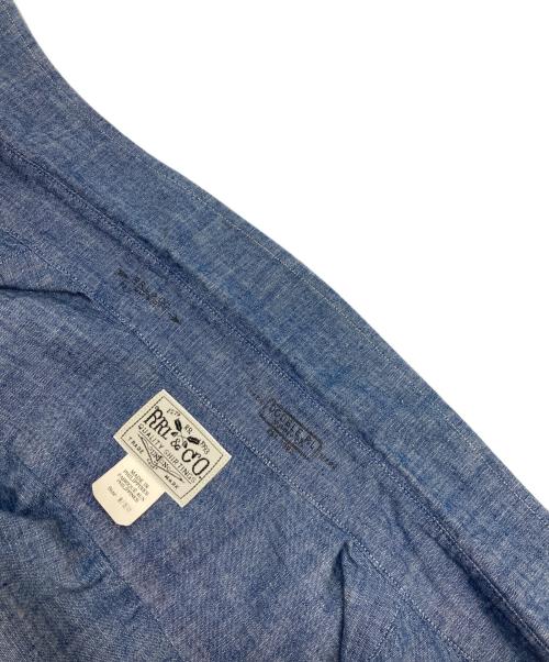 RRL（ダブルアールエル）RRL (ダブルアールエル) シャンブレーシャツ ブルー サイズ:Mの古着・服飾アイテム