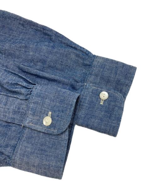 RRL（ダブルアールエル）RRL (ダブルアールエル) シャンブレーシャツ ブルー サイズ:Mの古着・服飾アイテム