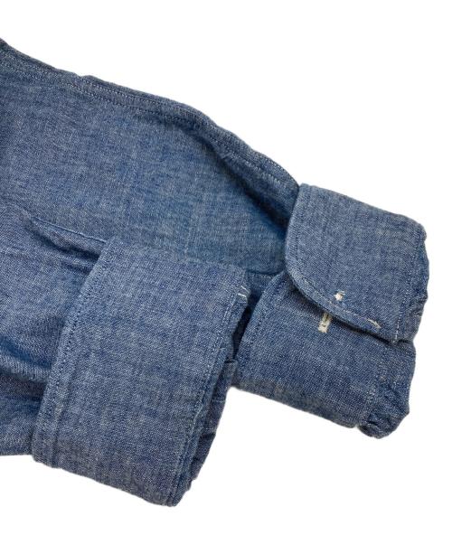 RRL（ダブルアールエル）RRL (ダブルアールエル) シャンブレーシャツ ブルー サイズ:Mの古着・服飾アイテム