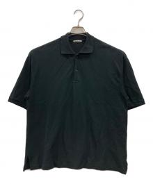 AURALEE（オーラリー）の古着「SUPER SOFT PIQUE BIG POLO」｜ブラック