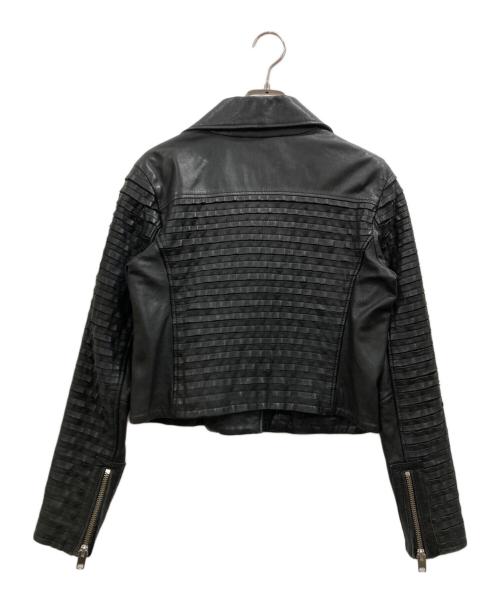 DIESEL（ディーゼル）DIESEL (ディーゼル) ダブルライダースジャケット ブラック サイズ:Sの古着・服飾アイテム