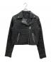 DIESEL（ディーゼル）の古着「ダブルライダースジャケット」｜ブラック