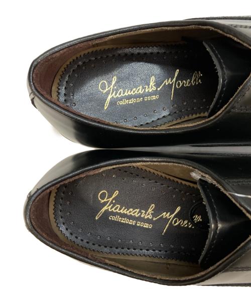 GIANCARLO MORELLI（ジャンカルロ モレリ）GIANCARLO MORELLI (ジャンカルロ モレリ) ストレートチップシューズ ブラック サイズ:25-25.5 未使用品の古着・服飾アイテム