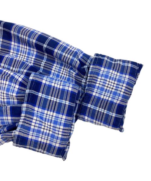 POLO RALPH LAUREN（ポロ・ラルフローレン）POLO RALPH LAUREN (ポロ・ラルフローレン) ボタンダウンチェックシャツ ネイビー×ブルー サイズ:XSの古着・服飾アイテム