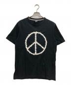 NUMBER (N)INEナンバーナイン）の古着「有刺鉄線 ピースマーク TEE」｜ブラック