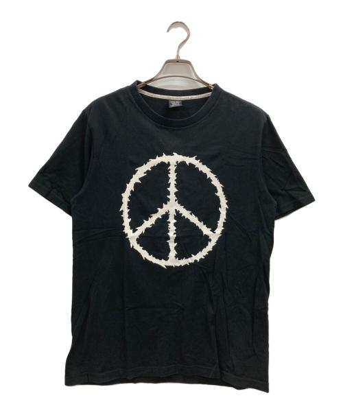 NUMBER (N)INE（ナンバーナイン）NUMBER (N)INE (ナンバーナイン) 有刺鉄線 ピースマーク TEE ブラック サイズ:3の古着・服飾アイテム