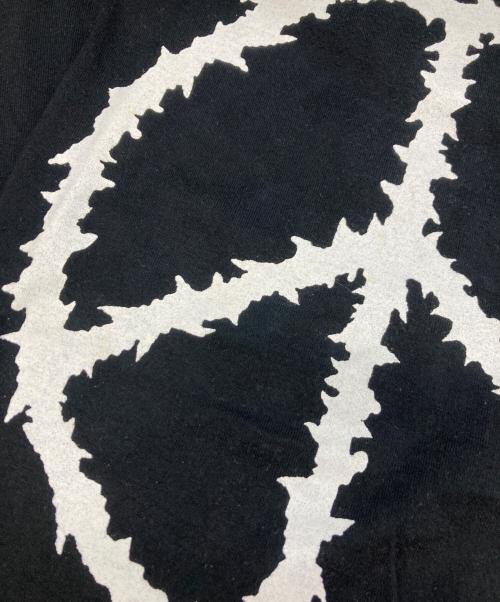 NUMBER (N)INE（ナンバーナイン）NUMBER (N)INE (ナンバーナイン) 有刺鉄線 ピースマーク TEE ブラック サイズ:3の古着・服飾アイテム