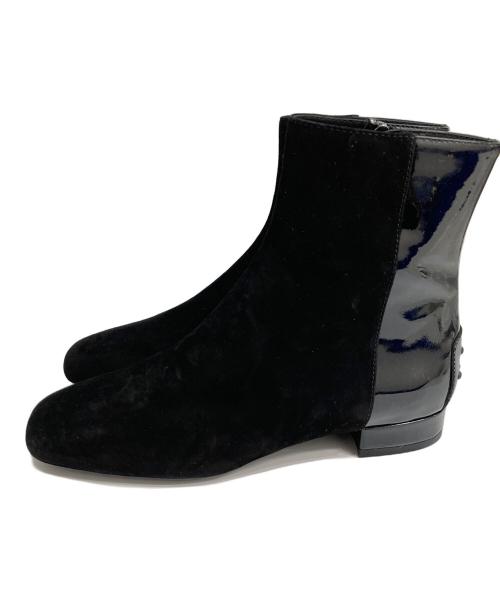 TOD'S（トッズ）TOD'S (トッズ) ショートブーツ ブラック サイズ:38.5の古着・服飾アイテム